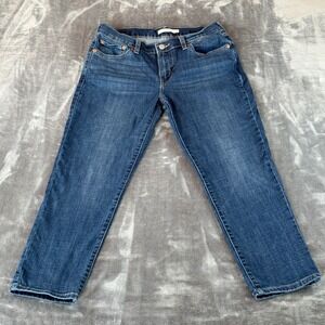 Levi's Women's Jeans Boyfriend Size 28 High Rise Dark Wash